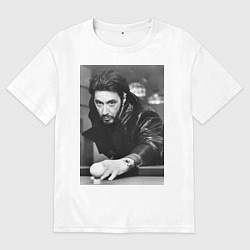 Футболка оверсайз мужская Аль Пачино, цвет: белый
