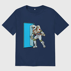 Футболка оверсайз мужская Portal, цвет: тёмно-синий