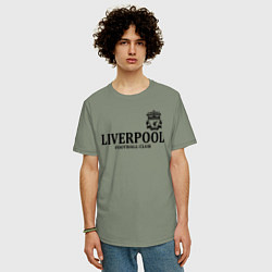 Футболка оверсайз мужская Liverpool FC, цвет: авокадо — фото 2