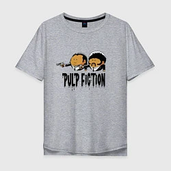 Футболка оверсайз мужская Pulp fiction, цвет: меланж