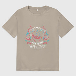 Футболка оверсайз мужская SPICE RAMEN DESTINY 2, цвет: миндальный