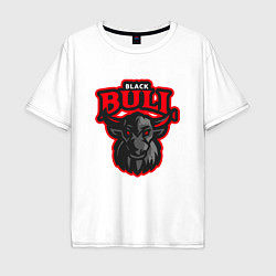 Футболка оверсайз мужская Black Bull, цвет: белый