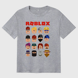 Футболка оверсайз мужская ROBLOX, цвет: меланж