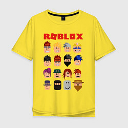 Футболка оверсайз мужская ROBLOX, цвет: желтый