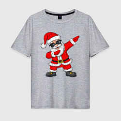 Футболка оверсайз мужская Dabing Santa, цвет: меланж