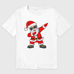 Футболка оверсайз мужская Dabing Santa, цвет: белый