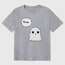 Футболка оверсайз мужская My boo, цвет: меланж