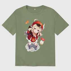 Футболка оверсайз мужская Милая Кли, цвет: авокадо