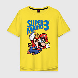 Футболка оверсайз мужская Mario 3, цвет: желтый
