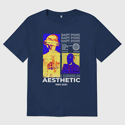 Мужская футболка оверсайз Daft Punk