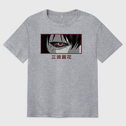 Футболка оверсайз мужская Глаз Гуля, цвет: меланж