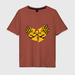 Футболка оверсайз мужская Wu-Tang Forever, цвет: кирпичный