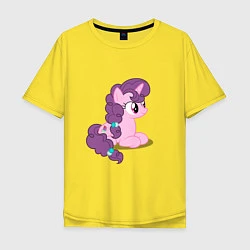 Футболка оверсайз мужская Pony Pink Mammal Purple - Litt, цвет: желтый