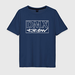 Футболка оверсайз мужская DMX Logo Z, цвет: тёмно-синий