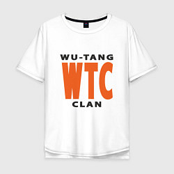 Футболка оверсайз мужская Wu-Tang WTC, цвет: белый