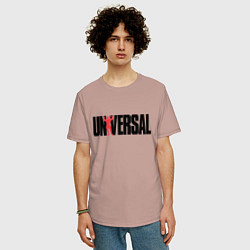 Футболка оверсайз мужская ANIMAL UNIVERSAL ЭНИМАЛ, цвет: пыльно-розовый — фото 2