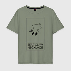 Мужская футболка оверсайз Bear Claw