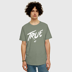Футболка оверсайз мужская TRUE AVICII, цвет: авокадо — фото 2