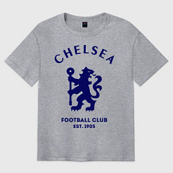 Футболка оверсайз мужская Chelsea Est. 1905, цвет: меланж