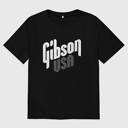 Футболка оверсайз мужская GIBSON USA, цвет: черный