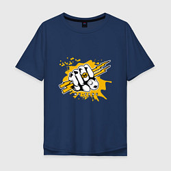 Футболка оверсайз мужская Wu-Tang Power, цвет: тёмно-синий