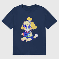 Футболка оверсайз мужская Изабелль, цвет: тёмно-синий