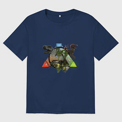 Футболка оверсайз мужская ARK Survive, цвет: тёмно-синий