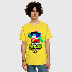 Футболка оверсайз мужская Базз Buzz Brawl Stars, цвет: желтый — фото 2