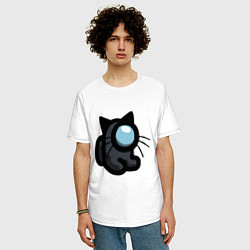 Футболка оверсайз мужская Among Us, цвет: белый — фото 2