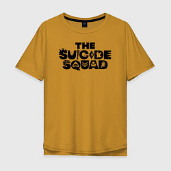 Футболка оверсайз мужская The Suicide Squad, цвет: горчичный
