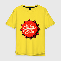 Футболка оверсайз мужская Nuka Cola Fallout, цвет: желтый
