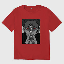 Футболка оверсайз мужская JUJUTSU KAISEN ИТАДОРИ, цвет: красный