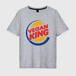 Мужская футболка оверсайз Vegan King