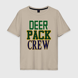 Мужская футболка оверсайз Deer Pack Crew