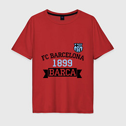 Футболка оверсайз мужская Barca 1899, цвет: красный