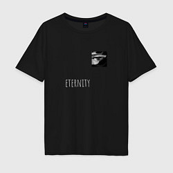 Футболка оверсайз мужская Eternity, цвет: черный
