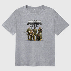 Футболка оверсайз мужская Arma Арма, цвет: меланж