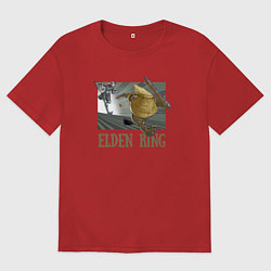 Футболка оверсайз мужская Elden Ring Pot Горшок, цвет: красный