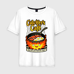 Мужская футболка оверсайз Calcifer cook