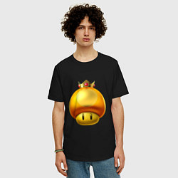 Футболка оверсайз мужская GoldToad, цвет: черный — фото 2