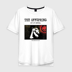 Футболка оверсайз мужская The Offspring out of control, цвет: белый