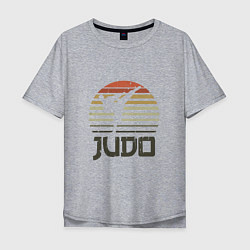 Футболка оверсайз мужская Judo Warrior, цвет: меланж