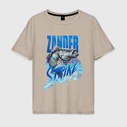 Футболка оверсайз мужская Zander Strike, цвет: миндальный