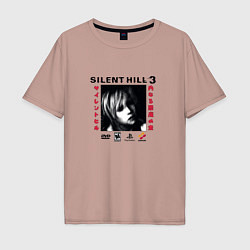 Футболка оверсайз мужская Silent Hill Heather Cotone Version, цвет: пыльно-розовый