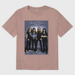 Футболка оверсайз мужская Ты помнишь, как всё начиналось?, цвет: пыльно-розовый