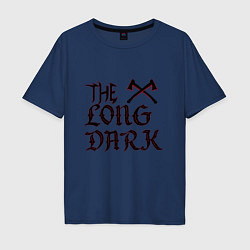 Футболка оверсайз мужская The Long Dark 2, цвет: тёмно-синий