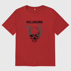 Футболка оверсайз мужская Зов ада, цвет: красный