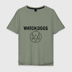 Футболка оверсайз мужская Watch Dogs, цвет: авокадо