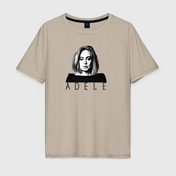 Футболка оверсайз мужская ADELE, цвет: миндальный