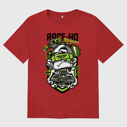 Футболка оверсайз мужская Геймер, цвет: красный